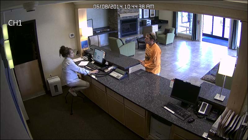 Установка камер видеонаблюдения в банке